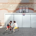 thumbnail image 6 of Wall-mounted basketball hoop, 45 x 29 inches shatterproof back, folding hoop, durable hoop and all-weather mesh for indoor and outdoor use, 6 of 8