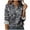 B, variant on Taqqpue Womens Button Down Shirts Boho Floral Printed Long Sleeve Blouses Business Work Shirt Dressy Casual Loose Tops