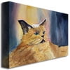 Trademark Art "Fat Cat" Canvas Art by Ryan Radke