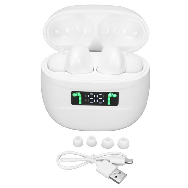 Auriculares con traductor de idiomas que admiten 144 idiomas en línea Dispositivo de traducción inalámbrico con pantalla digital color blanco