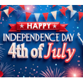 thumbnail image 4 of Patriotic Design Independence Day Banner Colorful Bunting 4th of July Decorative Fireworks for Holiday Celebration Outdoor Events National Festivities, 4 of 7