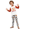 thumbnail image 3 of Halloween Family Pajamas Matching Sets Party 2 Piece Sets Casual Pjs Family Jammies Long Sleeve Cute Funny Halloween Pumpkin Face Trendy Holiday Family Pajamas Nightwear, 3 of 6