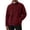 Wine, variant on Chiccall Mens Fleece Jackets Winter Fuzzy Warm Thermal Full Zip Jacket Stand Collar Long Sleeve Coats with Pockets