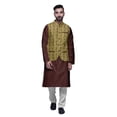 thumbnail image 1 of Atasi Indian Traditional Kurta Churidar Pajama Set With Nehru Jacket For Men, 1 of 3