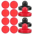 thumbnail image 1 of RENACLIPY 16PCS Hockey Table Pushers Set Plastic Red For Game Tables Players Sports Enthusiasts, 1 of 5