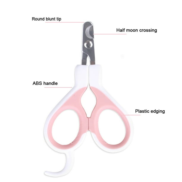 Cat Nail Trimmers Cat Nail Clipper for Cats Small Dogs Stainless Steel Cat Nail Clippers Guinea Pig Nail Clippers Bird Nail Clipper Sharp Cat