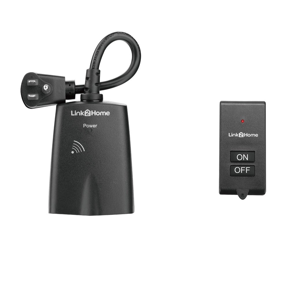 Link2Home Outdoor Weatherproof Wireless Remote Control Double Outlets