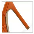 thumbnail image 4 of Itsun Heels Sandals Women, Women's Fashion Stilettos Open Toe Pump Heel Sandals Orange, 4 of 5