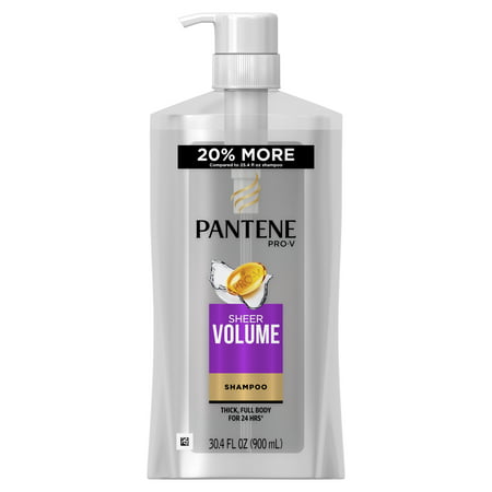 Pantene Pro-V Sheer Volume Shampoo, 30.4 fl oz (Best Pantene Shampoo For Oily Hair)