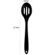 thumbnail image 5 of Cuchara ranurada resistente al calor, cuchara de cocina antiadherente, sin BPA, mango largo, colador para mezclar, servir, revolver, rociar, freír y escurrir., 5 of 7