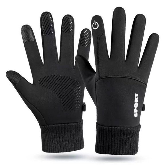 TELOLY Football Gloves High Elasticity Football Gloves Perfect for Outdoor Activities Youth Football Gloves Snug and Cozy Black