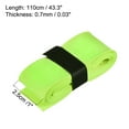 thumbnail image 3 of Unique Bargains 43.3' Non-Slip PU Tennis Racket Overgrip Tape Wraps with Hole Light Green 12 Pack, 3 of 7