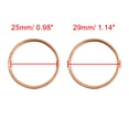 thumbnail image 3 of Unique Bargains 10 Pcs 25mm Inner Diameter Copper Washers Flat Sealing Rings Gasket Fitting, 3 of 3