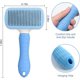 thumbnail image 2 of Dog Brush Cat Brush Grooming Comb, Cat Dog with Smooth handle,Pet Grooming Tool with Shedding Brush Massage Clean Tangled Brush, 2 of 5