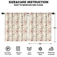 thumbnail image 2 of Blackout Kids Curtains,Baseball Heart Pattern Childrens Insulated Curtains Set Of 2,Bedroom Essentials,Toddler Room Decor 52"x63", 2 of 5