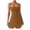 Coffee, variant on Women’s Square Neck A-Line Mini Dress Sleeveless Fit and Flare Casual Summer Skater Dress