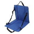 thumbnail image 3 of Silla de pesca plegable para exteriores, asiento portátil, cojines para mecedora, para playa, estadio, color azul, 3 of 14
