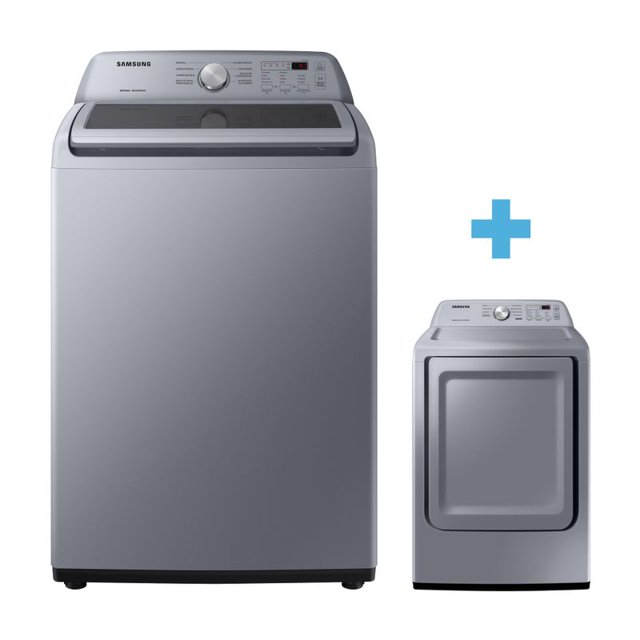 Lavadora de 20 kg WA20A3353GY/AX Carga Superior & Secadora de 24 kg Carga Frontal Samsung F-WA20A3353YDV