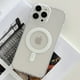 thumbnail image 1 of Funda de lujo con revestimiento magnético transparente para cargador inalámbrico Magsafe para iPhone 14 13 12 11 Pro Max X XR XS 7 8 Plus, funda de silicona Deng Xun unisex, 1 of 2