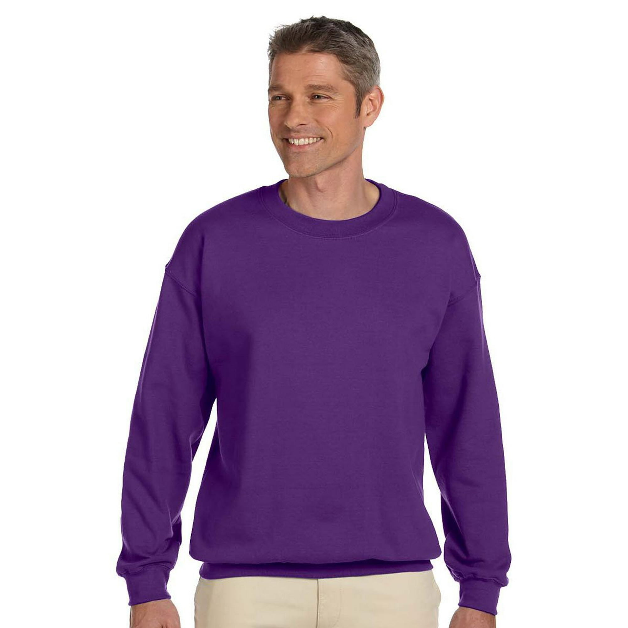 Gildan Men's Heavy Blend Crewneck Sweatshirt XXX-Large Purple