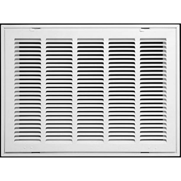 24 X 16 Steel Return Air Filter Grille for 1 Filter Fixed Hinged