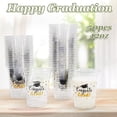 thumbnail image 3 of JJEAN-Graduation Plastic Cup 12oz Congrats Grad Disposable Cups Black Gold Clear Drinking Cups for Coffee Juice Hot Cold Drinks Party Supplies, 50Pcs, 3 of 4