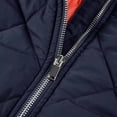 thumbnail image 6 of LYSMORA 2026 Men's Quilted Bomber Jacket, Ribbed Trim Zipper Side Pockets Loose Fit Warm Padded Casual Outerwear, 6 of 6