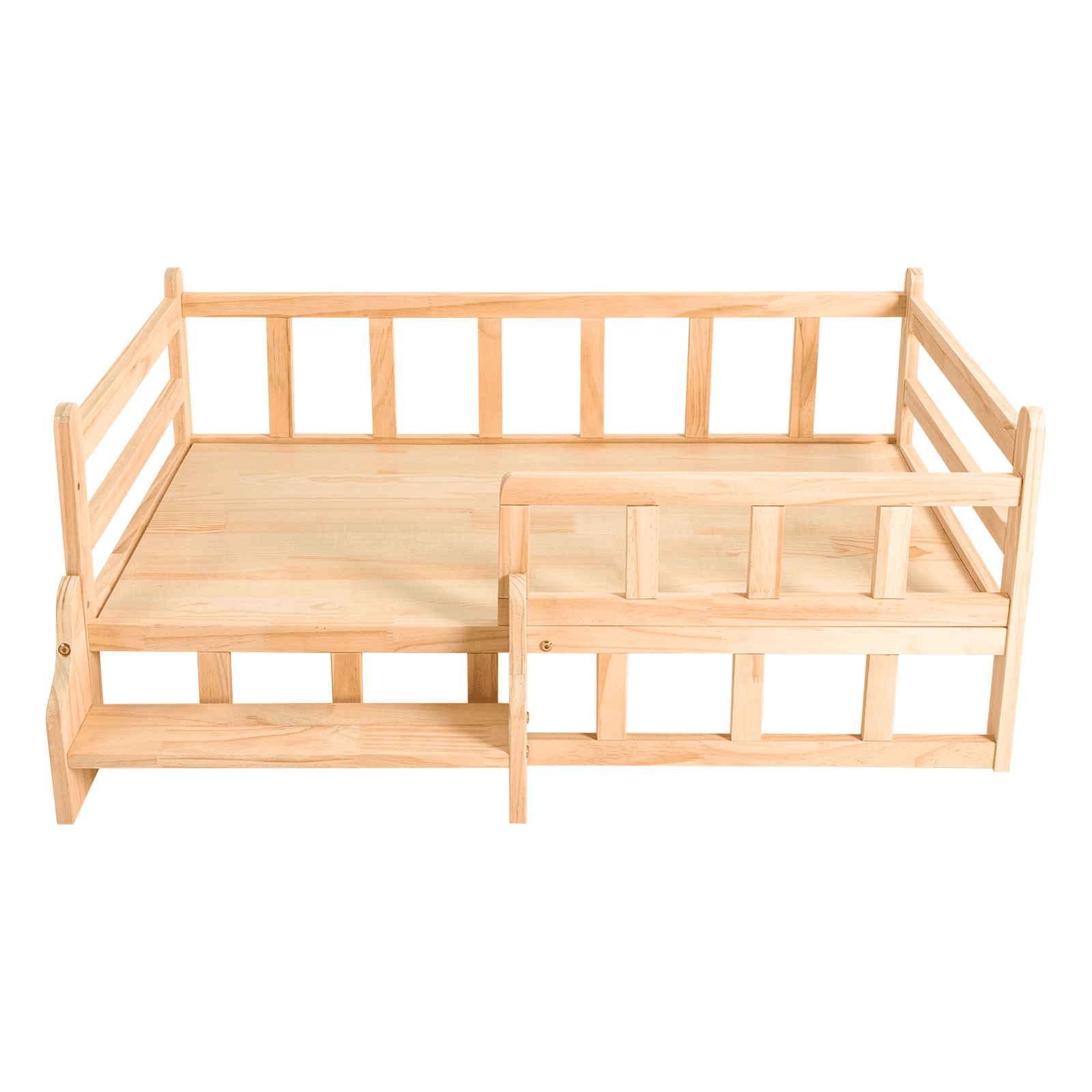 Wooden Dog Bed Frame, Dog Kennel Furniture, Dog Bed Stand For Cats Or Dogs Within 66 lbs Solid Wood Pet Bed