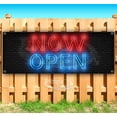 thumbnail image 1 of Now Open 13 oz Vinyl Banner With Metal Grommets, 1 of 4