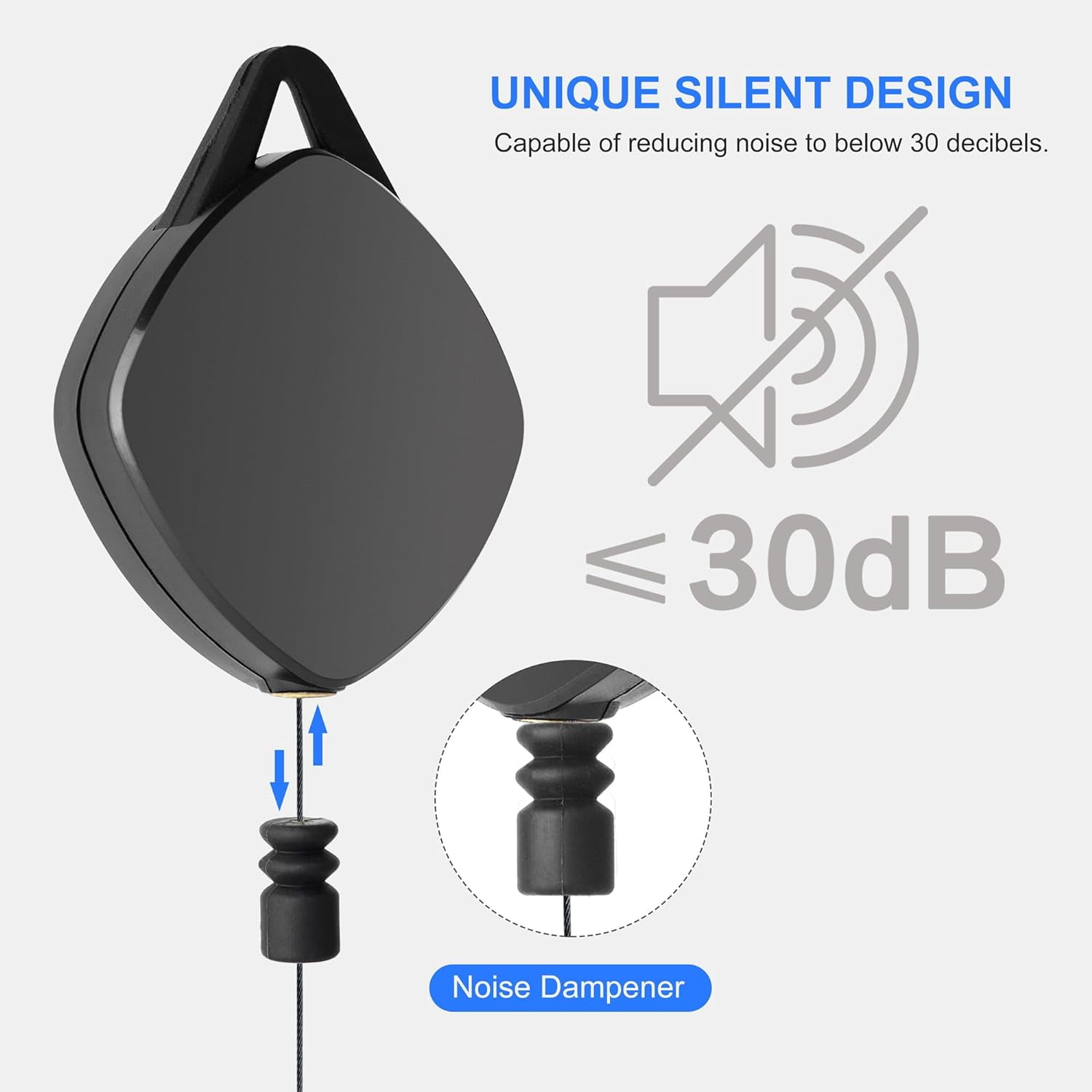 [Pro Version] GAEKOL VR Cable Management, 6 Packs VR Pulley System fits Meta Quest 3/PSVR/PS VR2/Rift S/Valve Index/HTC Vive Pro/HP Reverb VR Accessories, Cord Managenment for Headset and Gaming PC