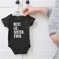 thumbnail image 5 of Best Big Sister Ever Older Sibling Bodysuit Jumper Girls Infant Baby Brisco Brands 24M, 5 of 6
