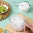 thumbnail image 3 of Shaved Ice Machine, Manual Ice Shaver Machine Snow Cone Machine with Ice Mold Box for Kitchen and Picnic, Slushie Machine, BPA-Free, 3 of 5