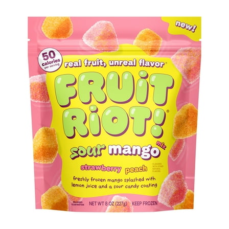 Fruit Riot! Warheads Extreme Sour Candy Grapes, 8oz Frozen Bites ...