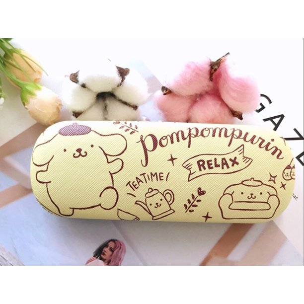 Sanrio-funda protectora de Hello Kitty para gafas de sol, estuche de PU para gafas de Hello Kitty, Cinnamoroll, Kuromi Fivean unisex