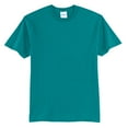 thumbnail image 5 of Mens Core Blend Cotton/Polyester Tee Shirt Jade Green XL, 5 of 6
