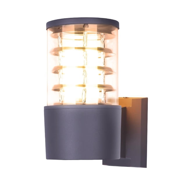 Naiovety Pantalla de plástico de aluminio impermeable Lámparas de pared LED Lámpara de pared IP65 Enchufe exterior E27 Iluminación y accesorios Numero 5 Naiovety HA025536-05