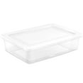 thumbnail image 1 of Sterilite 28 Qt Storage Box, Stackable Plastic Container Home Organizer, 40 Pack, 1 of 4