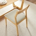 thumbnail image 4 of Modway Fabric Chair, SSet of 2 in Natural Heathered Weave, Beige, 4 of 10