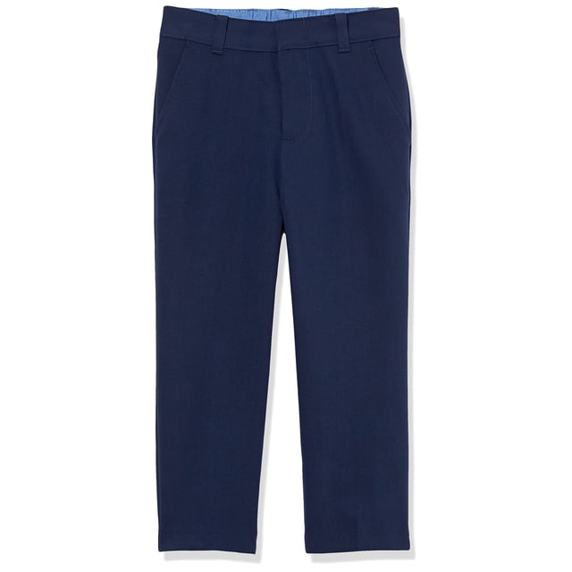 Pantalón de Vestir para Niños Izod Bi-Stretch de Frente Plano, Azul Banco, Talla 14