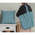 thumbnail image 5 of Soimoi Blue Rayon Fabric Dots & Circle Geometric Print Fabric by the Yard 56 Inch Wide, 5 of 5
