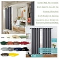 thumbnail image 3 of Shiyou-Rideau de Porte Intimité, Rideau de Porte Portable, Rideau de Couverture de Porte, Rideaux Thermiques Isolants Isolants Anti-Chaleur pour Chambre, 80 Pouces de Longueur, Gris Foncé, 3 of 4