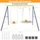 thumbnail image 3 of Costway Estructura para Columpio hasta 300 Kg Estructura Resistente en Acero Forma de A para 2 Columpios con Palos para Parque Infantil Patio Jardín, 3 of 10
