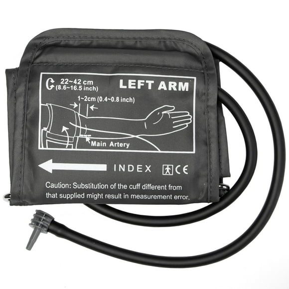 Brazalete de repuesto de presión arterial Healthsmart Universal Fit para monitores de presión arterial Healthsmart, elegibles para FSA y HSA