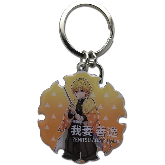 Key Chain - Demon Slayer - Zenitsu Metal Keychain