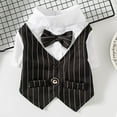 thumbnail image 6 of Dog Shirt, Pet Wedding Suit Formal Shirt Clothes, Bowtie Tuxedo Pets Costume Outfit for Cats Dogs Puppy, 6 of 13