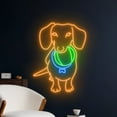 thumbnail image 2 of Handmadetneonsign Tennis Ball Dachshund Neon Sign, Dachshund Tennis Led Sign, Tennis Ball Fan Club, 2 of 5