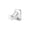 Silver, variant on Mainstays Chrome Steel Bathroom Robe Hook, Wall-Mounted Square Bath Hardware Accessory, 1.38 in Width x 1.77 in Height x 1.97 in Depth