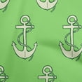 thumbnail image 1 of oneOone Cotton Flex Green Fabric Nautical Sewing Craft Projects Fabric Prints By Yard 40 Inch Wide, 1 of 4