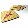 thumbnail image 1 of "Treasures Chili Peppers on Basketweave Decorative coasters, 3.5, Multicolor" Caroline's Treasures BB7195FC, 1 of 1