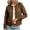 Khaki, variant on GEWSEY Women's Polka Dot Cardigan Oversized Open Front Sweater Button Down Knit Outerwear Cozy Sweaters Fall Winter Trendy Cute Teacher Cardigans (Khaki, M)